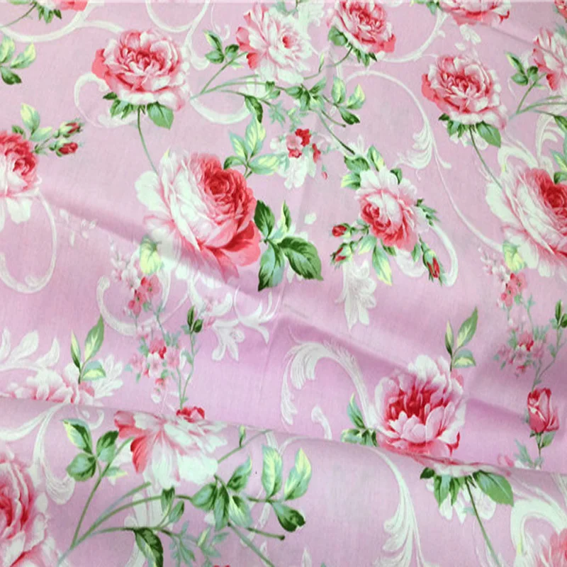 Элегантное и элегантное постельное белье 50x160 см с принтом цветов розы 100% хлопок