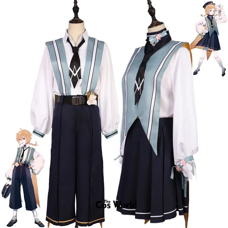Плащ Vocaloid Kagamine Len топы брюки плащ Rin платье Униформа наряд аниме костюмы для