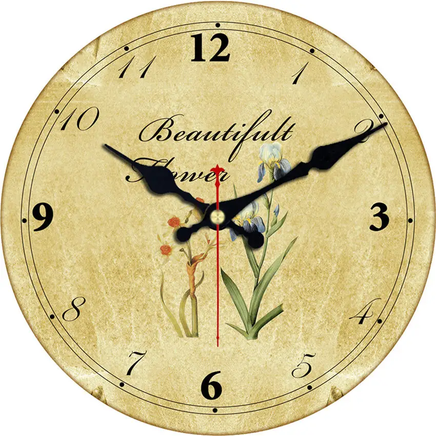 WONZOM Beer Wine Glass Silent Wall Art Large Wall Clock, Wall Watch For Home Decor Study, No Ticking Sound, Creative Decoration - Color: WallClock17