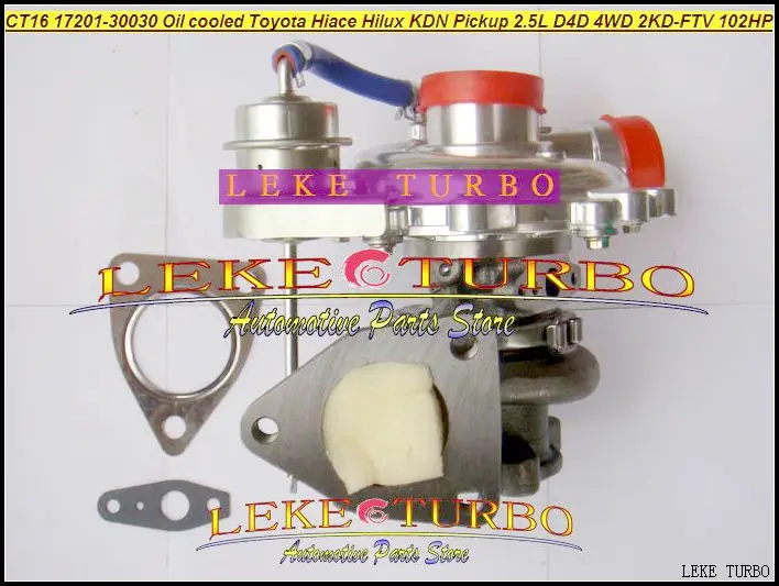Free Ship CT16 17201-30030 Oil Cool Turbo Turbocharger For TOYOTA Hi-ace Hi-lux Hiace Hilux KDN Pickup 4WD 2KD 2KD-FTV 2.5L D-4D |