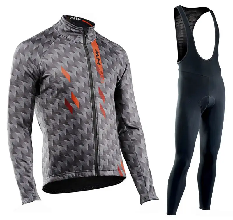 2018 Новый NW дышащий комплект Джерси для велоспорта Ropa ciclismo bicicleta Осенняя Верхняя