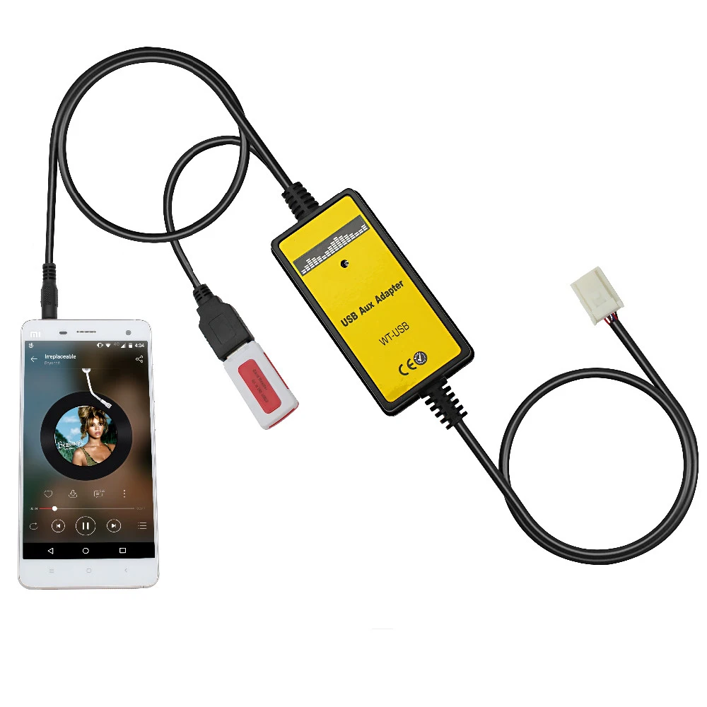 3,5 мм Интерфейс CD Changer автомобильное радио MP3 USB AUX адаптер для TOYOTA Corolla Camry Avensis RAV4 Auris Venza Yaris Vitz для Lexus