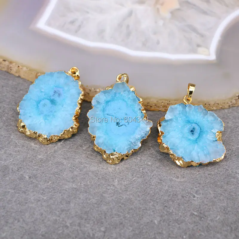 10 шт. Модные кварцевые Подвески смешанных цветов подвески в форме подсолнуха с