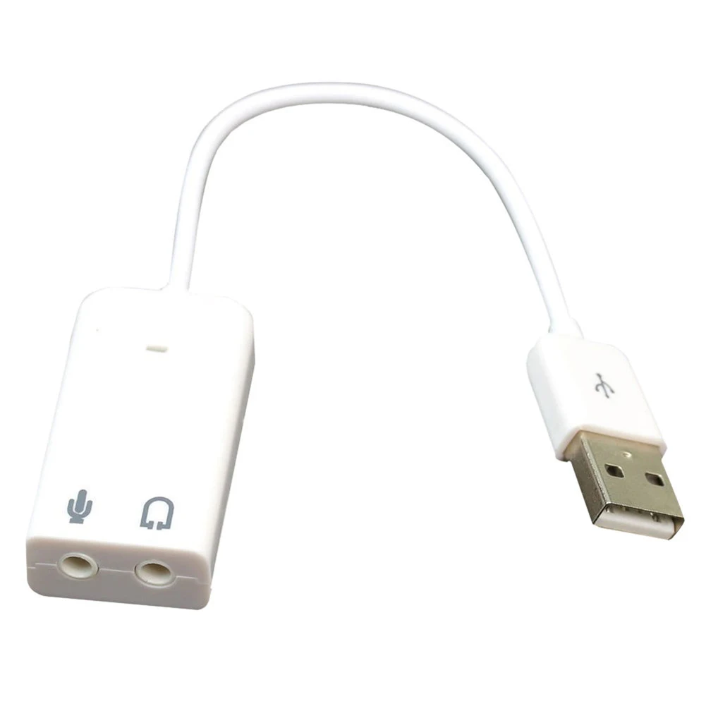 USB 2 0 виртуальный 7 1 канальный Внешний аудио адаптер звуковой карты для ноутбука