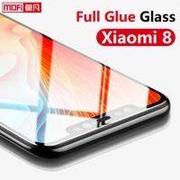 screen protector for xiaomi mi8 tempered glass xiaomi 8 full cover full glue mofi original 9h 2 5d premium mi8 tempered glass
