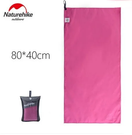 80.40cm Naturehike высокое качество быстросохнущее полотенце для плавания оборудование для плавания также для плавания путешествия езда Фитнес утренний бег пот - Цвет: 80.40cm