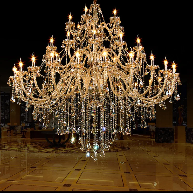 Роскошная современная люстра освещение для церковного зала дуплекс дом большой