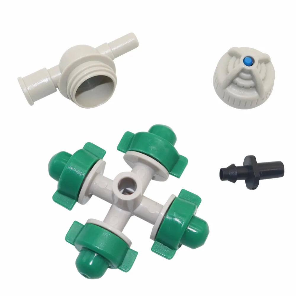 Комплект из 5 микрораспылителей воды насадка для распыления система орошения