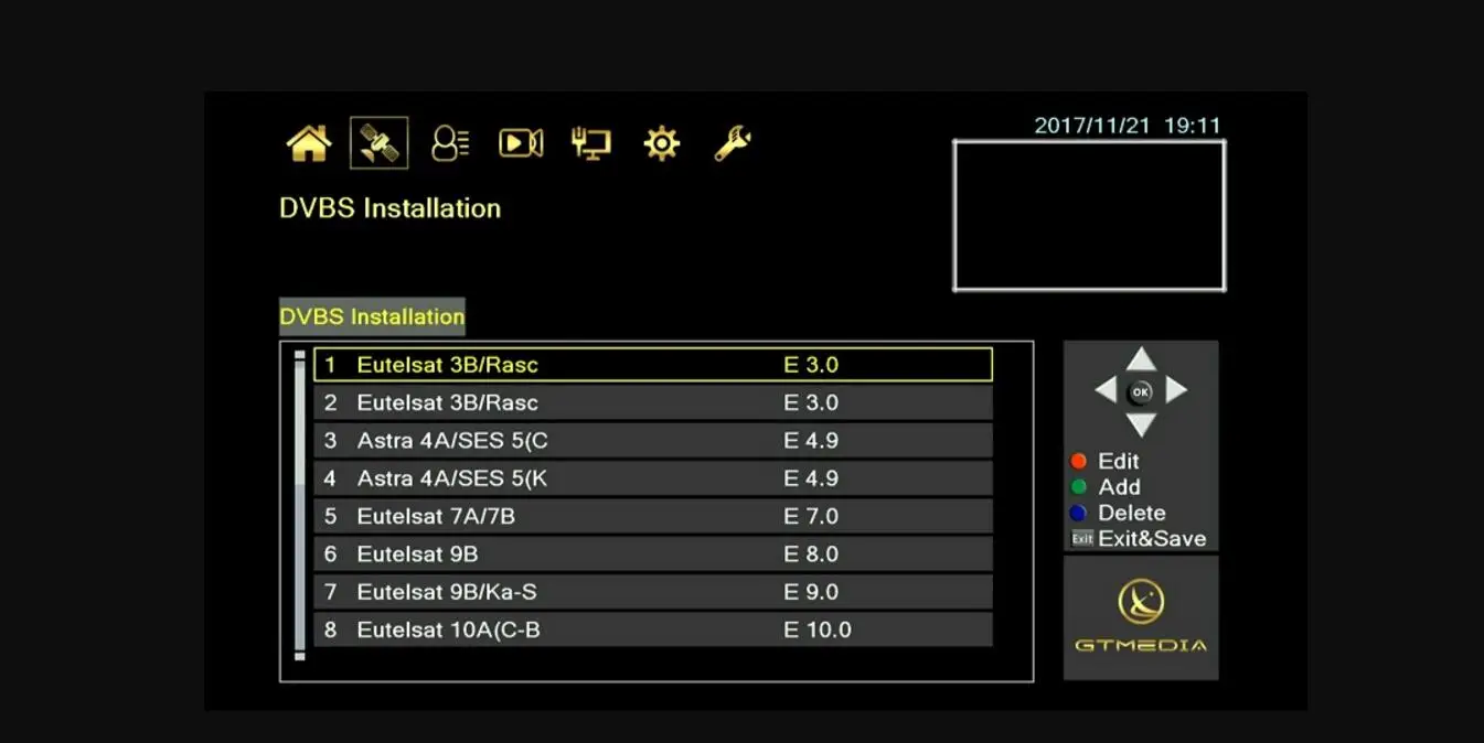10 шт./лот GTMEDIA V9 супер спутниковый ТВ приемник DVB S2 Поддержка встроенный wifi Ethernet лучше freesat v8 супер gtmedia v8 nova