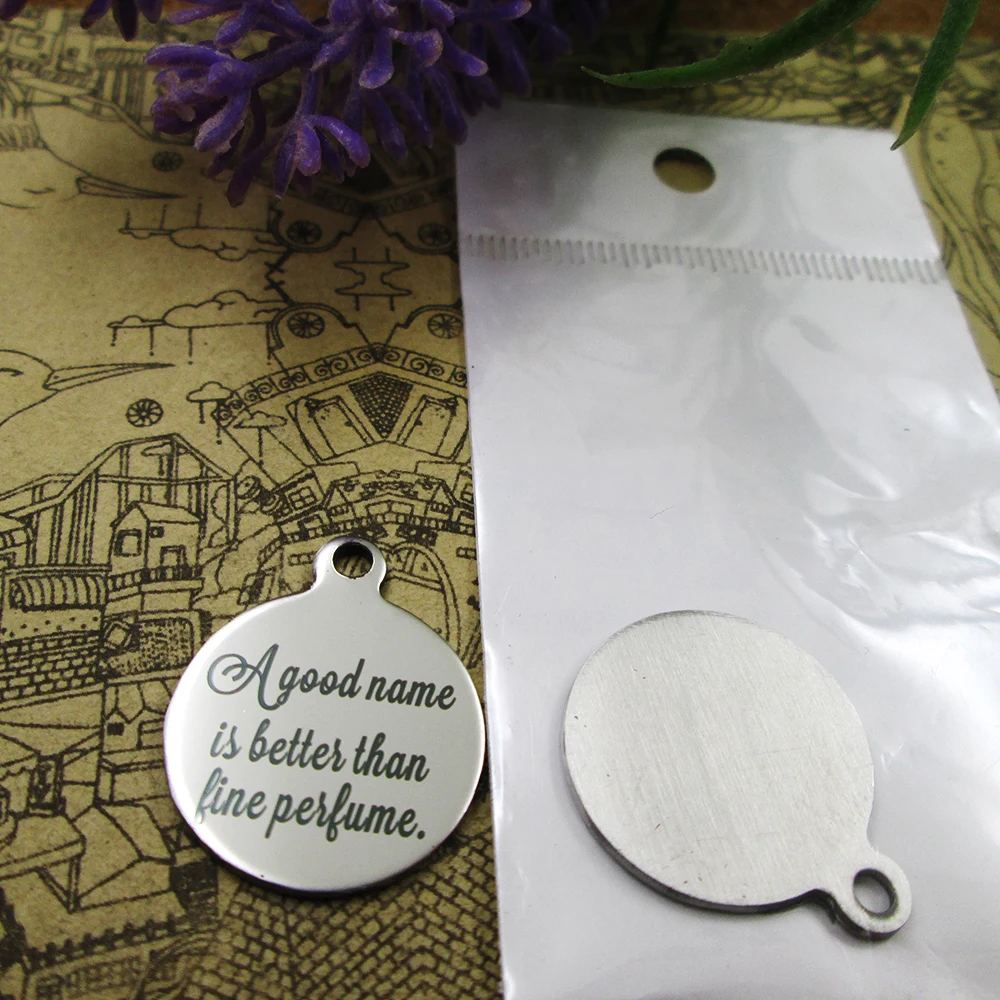 20 шт. отличное название парфюма. Подвески из нержавеющей стали больше стилей для