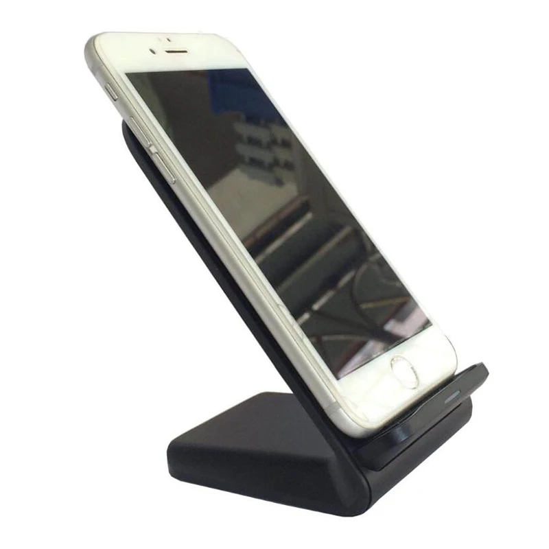 New QI Wireless Charger For iPhone X 8 Samsung S9 S8 S7 S6 Edge Note8 Phone Fast Wireless Charging Pad Docking Dock Station