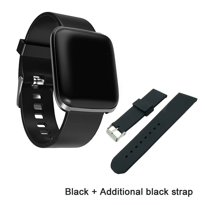 Black n BK band Смарт-часы VERYFiTEK W5, кровяное давление, кислородный монитор сердечного ритма, фитнес-браслет, спортивные часы для мужчин и женщин, умные часы PK B57 Q9 - Цвет: Black n BK band