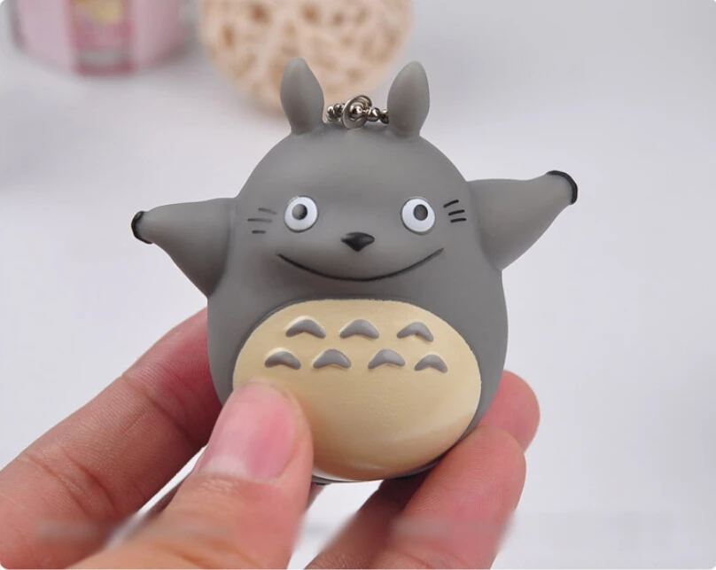 1X пластиковая кукла Kawaii Мой сосед Тоторо 5 см ок. Ключ для кукла-Подвеска Игрушка
