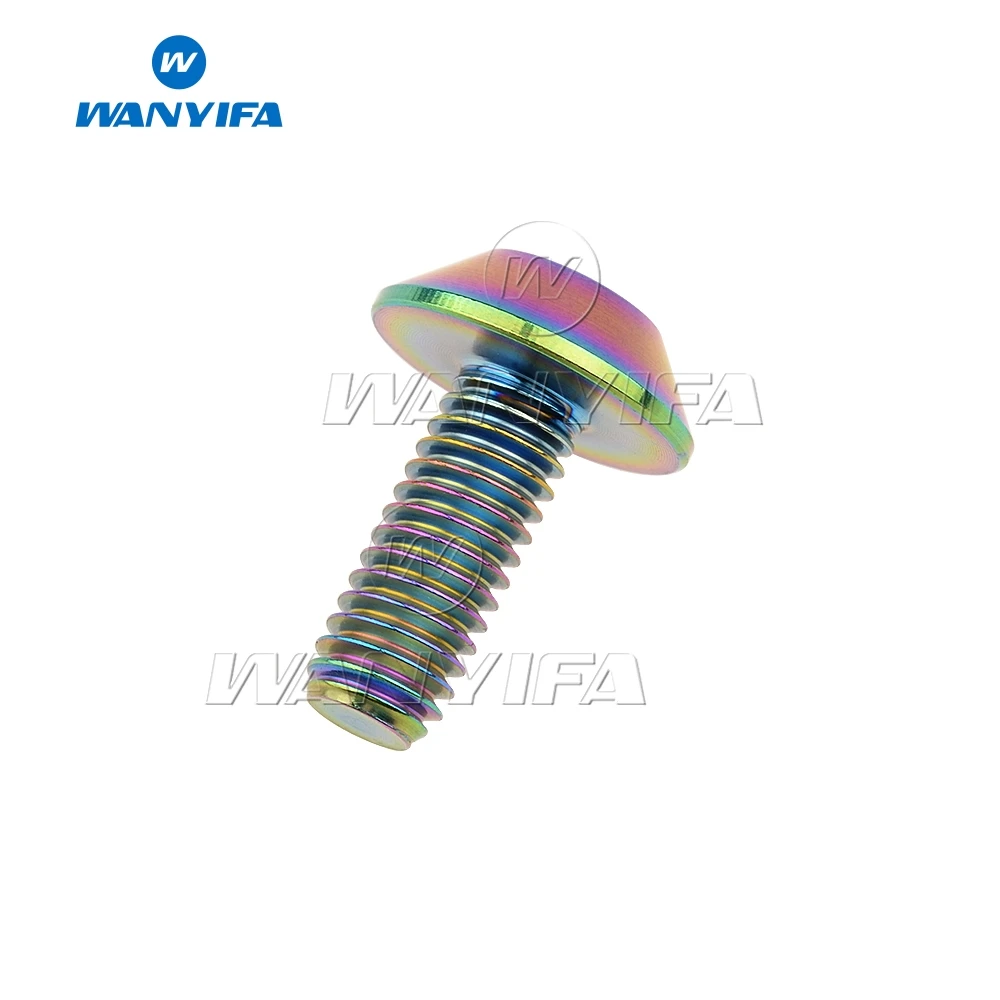 Титановый болт Wanyifa M6x12 15 16 20 мм звездообразный Винт с головкой зонта для