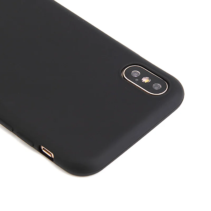 Ультратонкий Тонкий Мягкий силиконовый чехол из ТПУ для iPhone XS MAX XR X 8 7 Plus 6 5