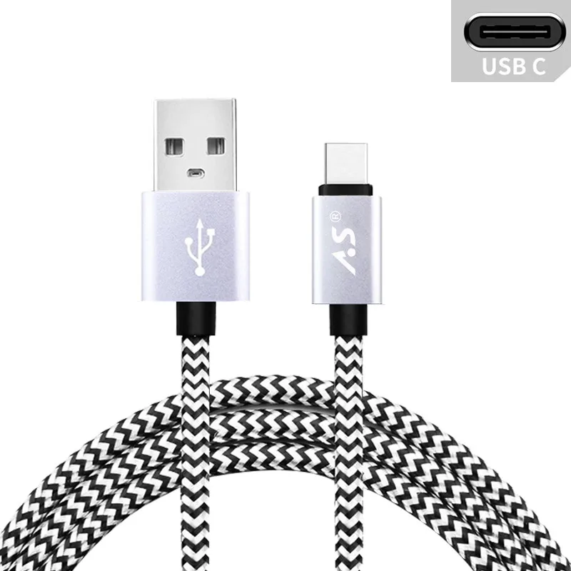 Only Type C Silver А. С. 3 в 1 USB кабель для iPhone XS X 8 7 6 5 кабель Micro usb type C кабель для samsung S9 S8 кабель для быстрой зарядки 2.4A шнур зарядного устройства - Цвет: Only Type C Silver