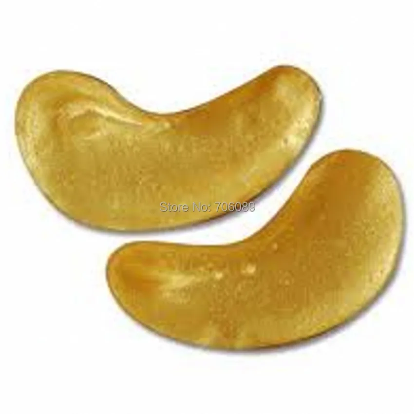 10 пар маска для глаз Заводская распродажа Роскошная 24K Золотая кристальная