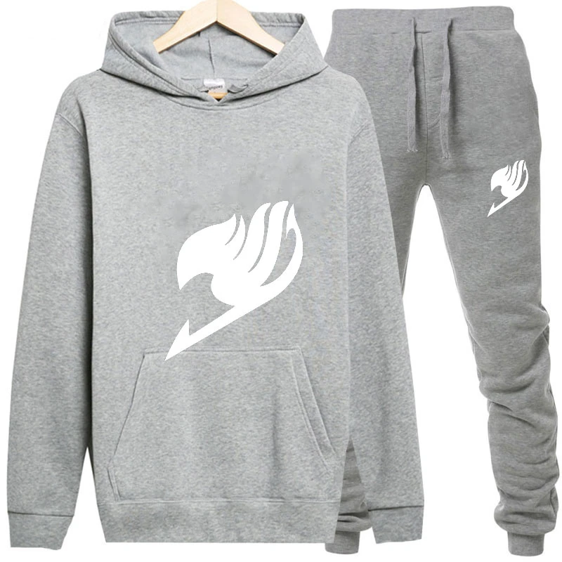 Толстовки + тренировочные костюмы FAIRY TAIL Print Hoodie мужчины/женщины брюки толстовки