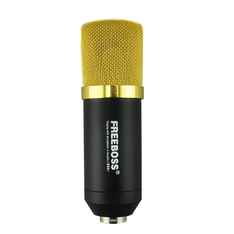FREEBOSS ES-6SK профессиональный проводной конденсаторный(запись/хор) Микрофон для микрофон Karoke KTV Вечерние - Цвет: Mic Set 1