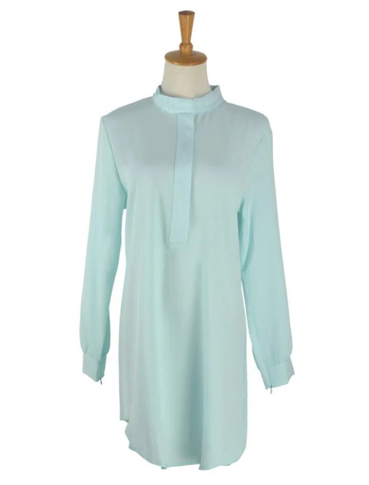 Женская льняная рубашка Abaya длинная свободная блузка в мусульманском стиле с