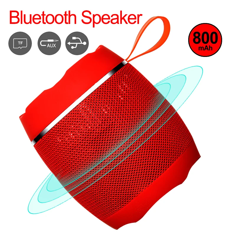 2019 модный портативный беспроводной bluetooth динамик стерео аудио приемник мини 4 2