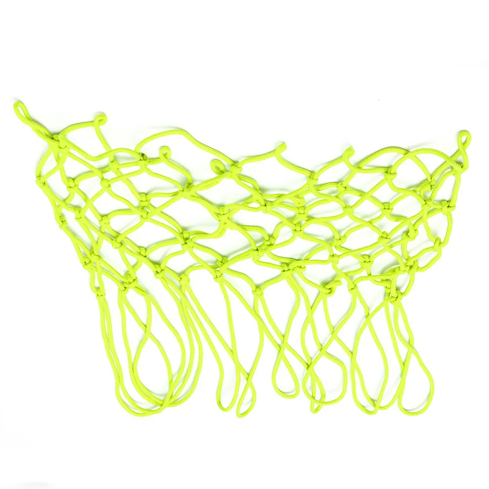 1PC Nylon Fluorescent Green Durable Champion Sports Deluxe Replacement Basketball Net Rugged Hoop Goal Rim Mesh Sport AU24 | Спорт и