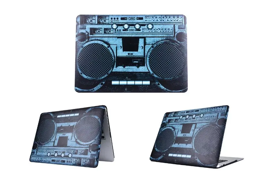 Ультратонкий легкий пластиковый жесткий чехол из искусственной кожи с покрытием