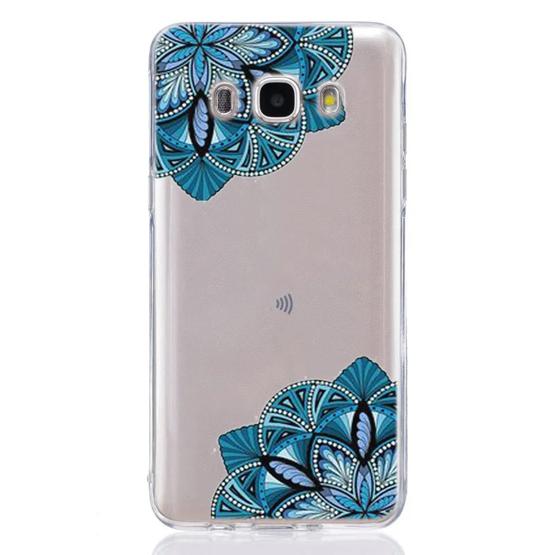 Для Samsung Galaxy 1 J2 J3 J5 J7 prime J120 J320 J330 ТПУ цветной мягкий геометрический Мандала