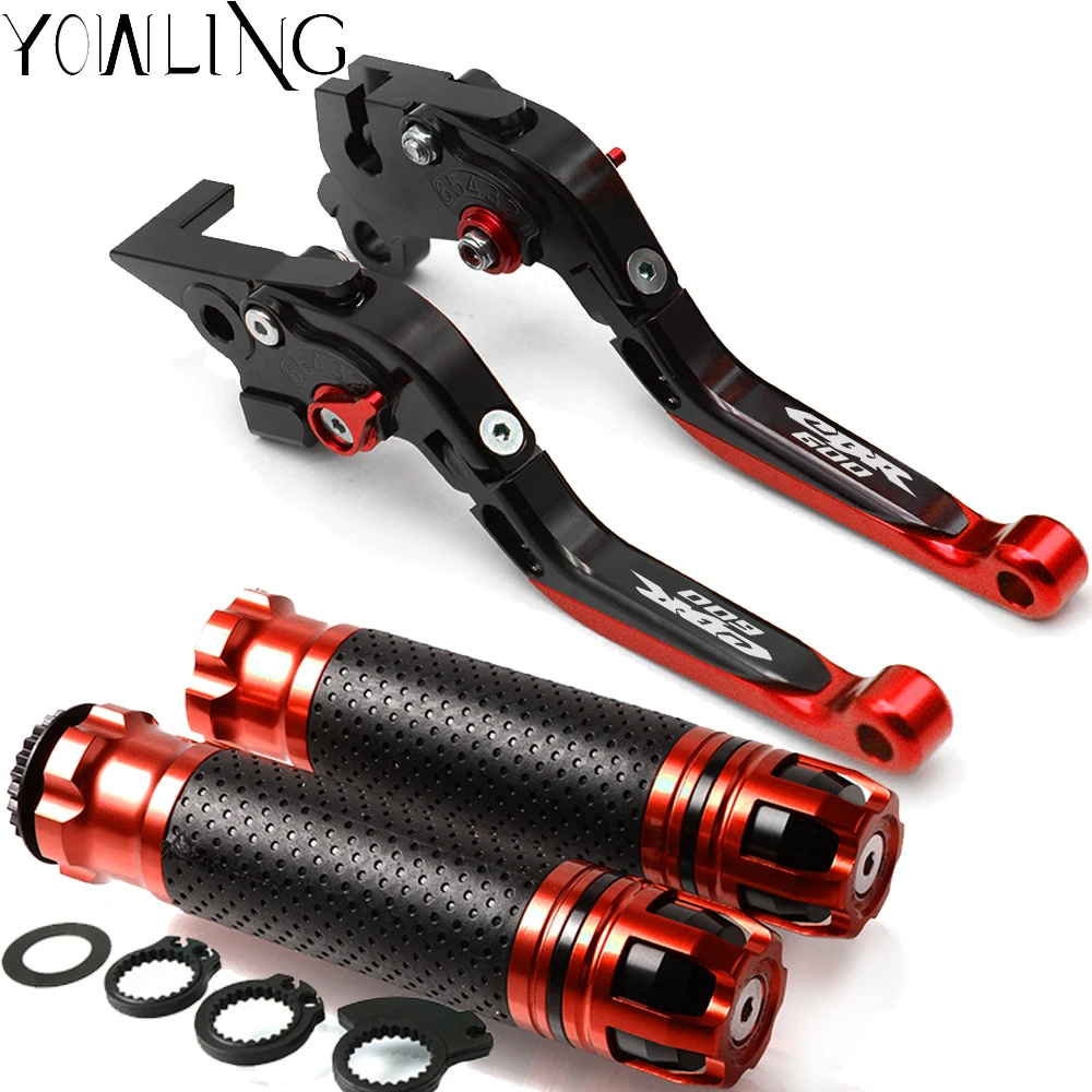 

Motorcycle Brake Clutch Levers Handlebar grip Handle Hand Grips For HONDA CBR600 F2,F3,F4,F4i 1991-2007 92 93 94 95 96 97 98 99