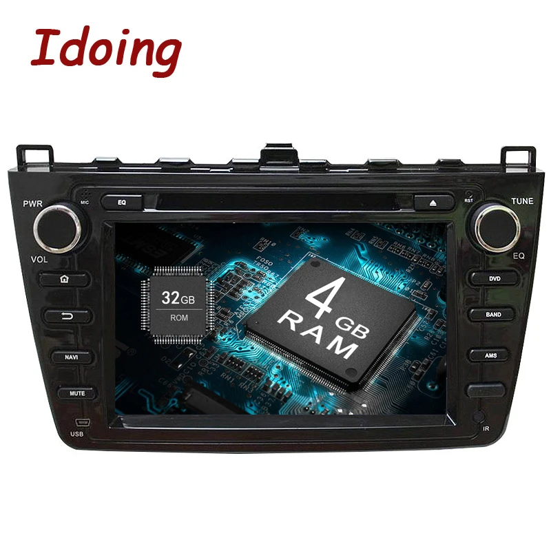 Idoing 2Din 4G + г 32 Android8.0 DVD Мультимедиа Видео плеер для Mazda 6/Ruiyi/Ультра gps навигации 8 Core