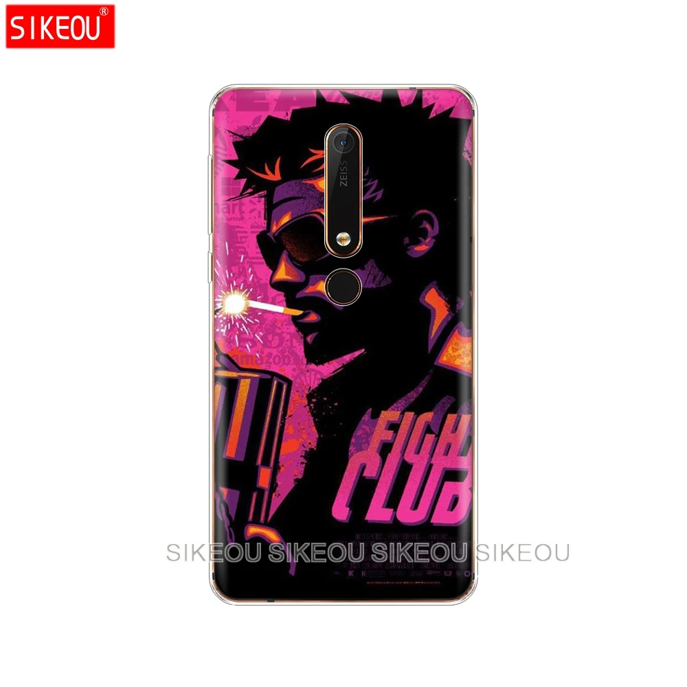 Силиконовый чехол для телефона Nokia 5 3 6 7 PLUS 8 9/Nokia 1 2 2018 Fight Club 1999|Бамперы| |