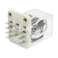 jqx 38f 3z coil 40a 12v24vdc 24v110v220v380vac 3pdt 3no3nc 11 pin high power electronmagnetic relay or socket