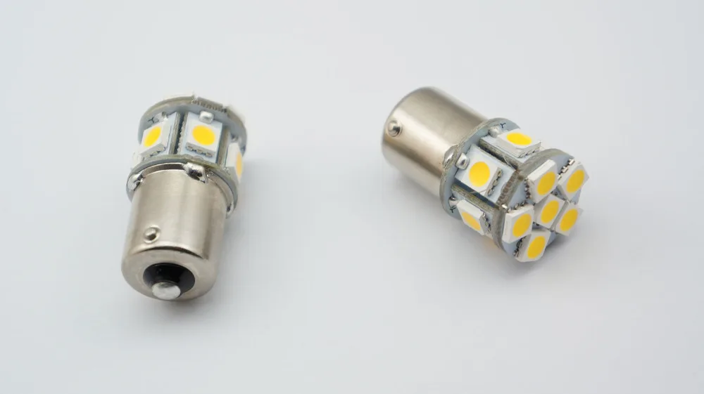 2 шт. 1156 382 6 В 12 SMD LED BA15S Обратный Задний Тормоз Хвост Стоп Включите Singal Света