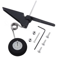 1 set replace tail wheel assembly 60x25mm d28 30 rc airplane parts aeromodelling for jet 540t