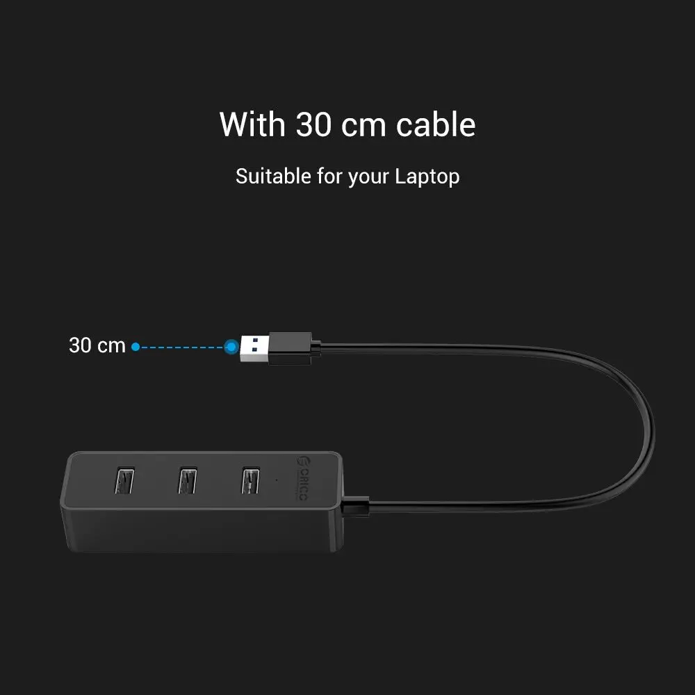 ORICO 4 порта USB3.0 хаб и USB2.0 Суперскоростной для MacBook ноутбука планшета компьютера OTG