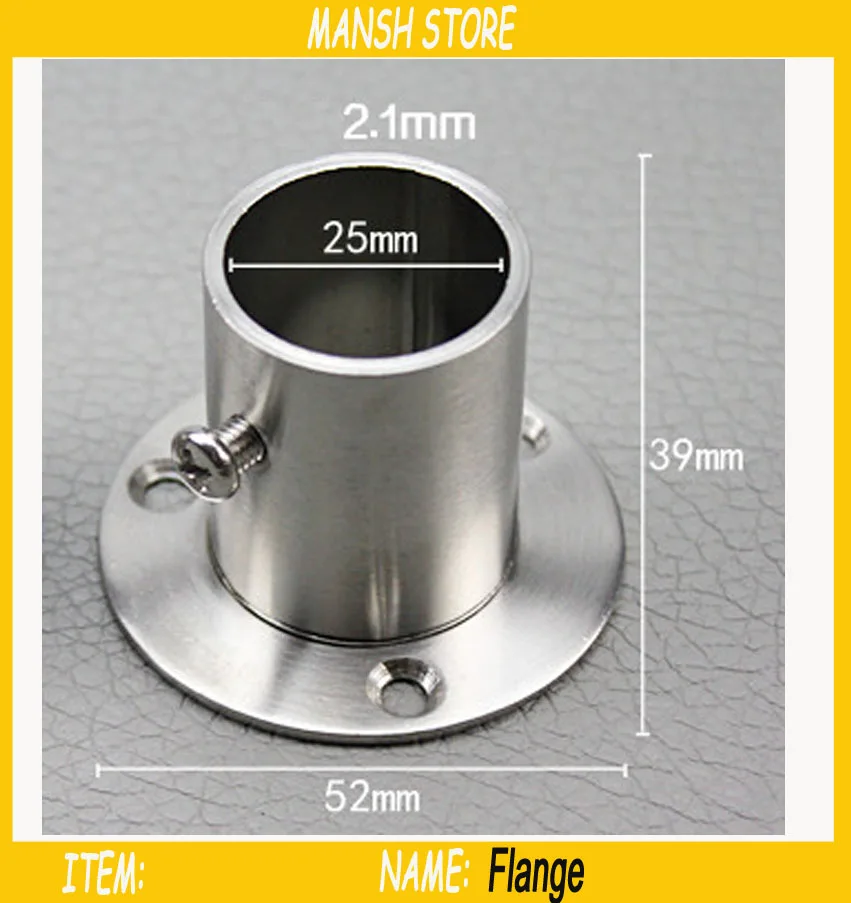 2 шт./лот фланцевое сиденье из нержавеющей стали настенное основание с винтами