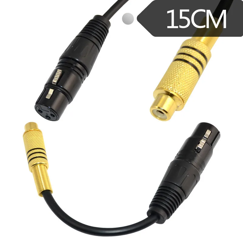XLR card mother to RCA female seat lotus Balance balance 15cm | Обустройство дома