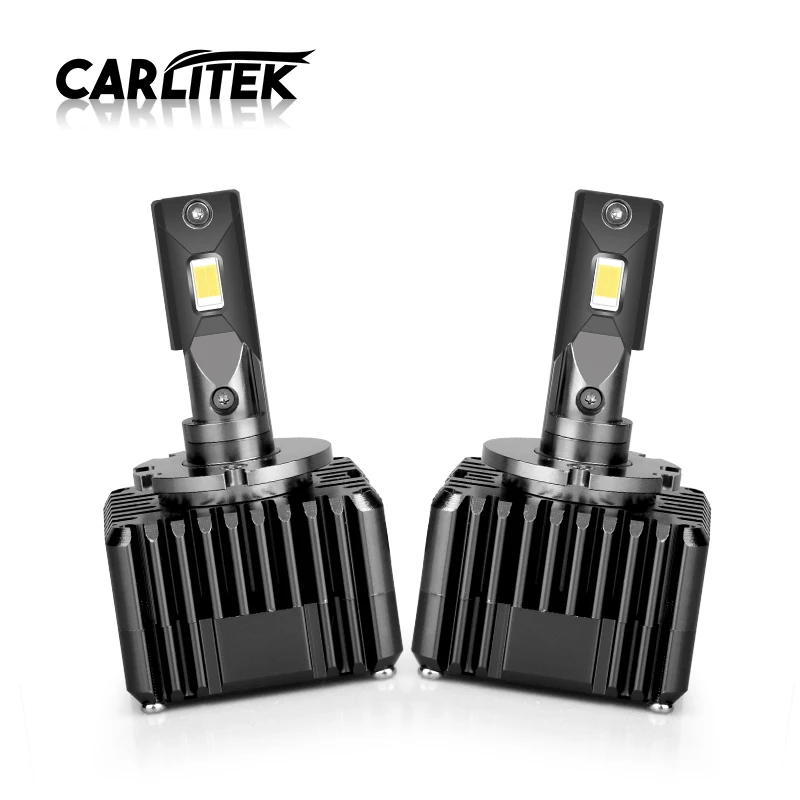 CARLitek 2 шт. D1S Светодиодные Автомобильные фары 50 Вт 20000LM 6000 К 12 В светодиодные D3S