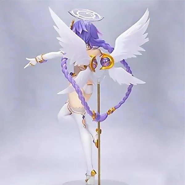 Новый 25 см аниме Hyperdimension Neptunia цифры фиолетовый сердце Нептун ПВХ Фигурки