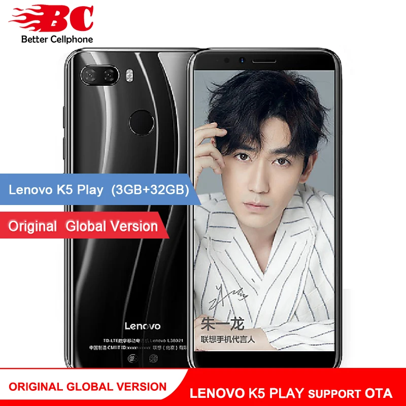 Оригинальный lenovo K5 Play глобальная версия поддержка OTA watch9 MSM8937 Восьмиядерный 1 4 ГБ 5