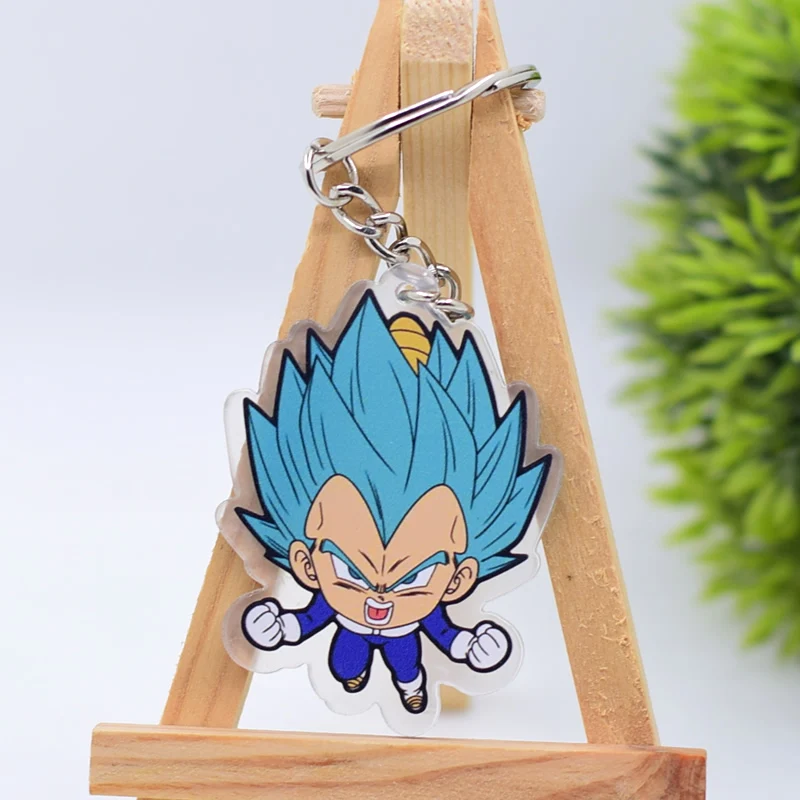 09 Dragon Ball брелок милый аниме-брелок для ключей кулон мультфильм аксессуары брелок Goku Super Saiyan - Цвет: 09