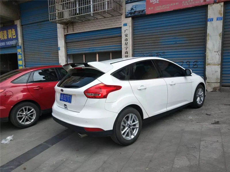 Большой спойлер для Ford Focus RS 2012 до, высококачественный АБС-пластик, заднее стекло, крыло, спойлер для Ford Focus, грунтовка
