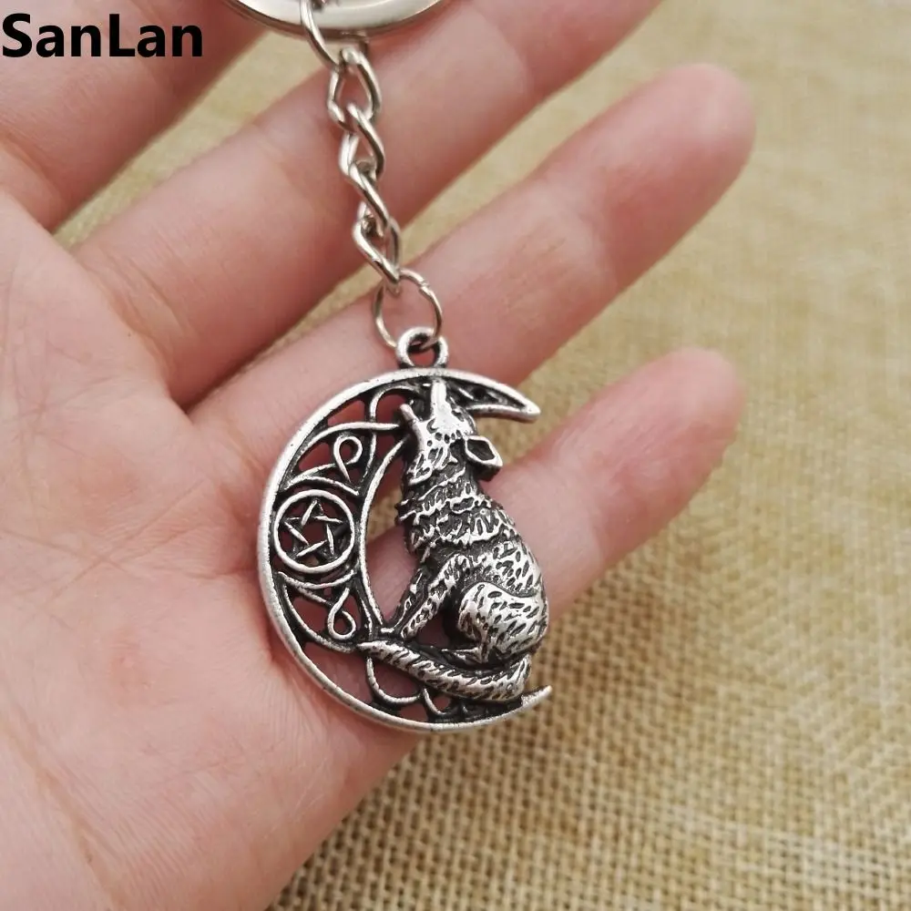 Брелок с волшебным дизайном подарок для друга брелок ключей волком мужчин и