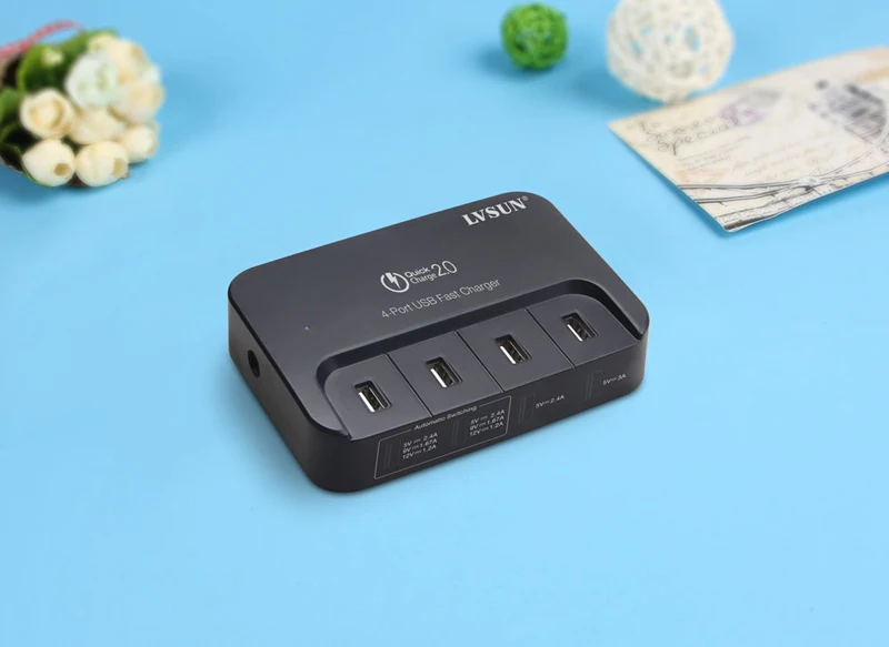 Udoli 5 В 3 а 9 в 12 источник питания 4 порта USB настенное зарядное устройство