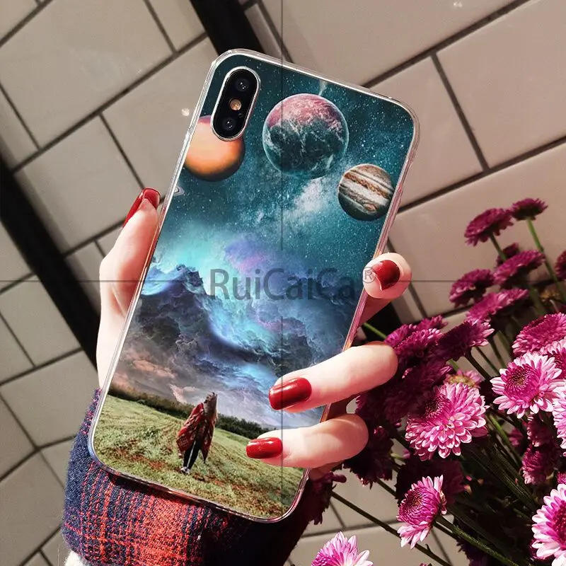 Чехол для телефона Ruicaica Trippy Art эстетическое пространство Астронавт Apple iPhone 8 7 6 6S