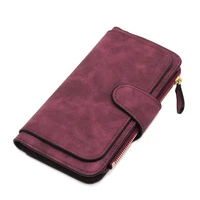 brand leather women wallets designer zipper long wallet women card holder coin purse bags for women 2021 carteira feminina