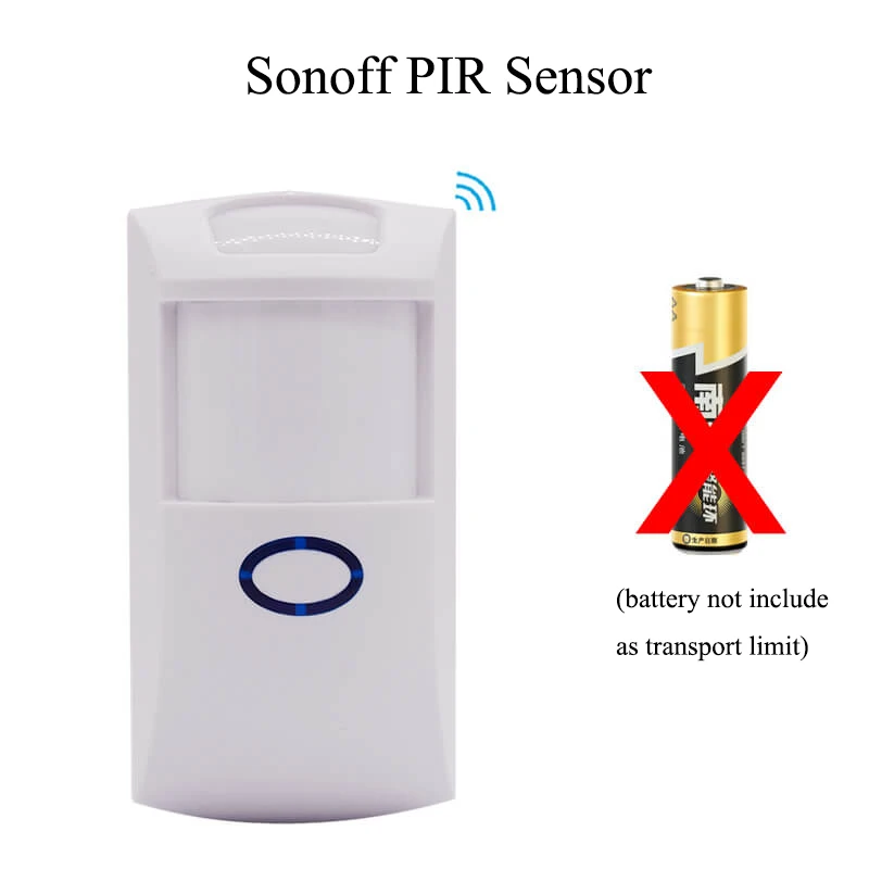 PIR2 Sonoff RF мост 433 МГц Wifi беспроводной преобразователь сигнала PIR 2 датчика/DW1 датчик двери и окна сигнализации для умного дома комплекты безопасности - Цвет: PIR2