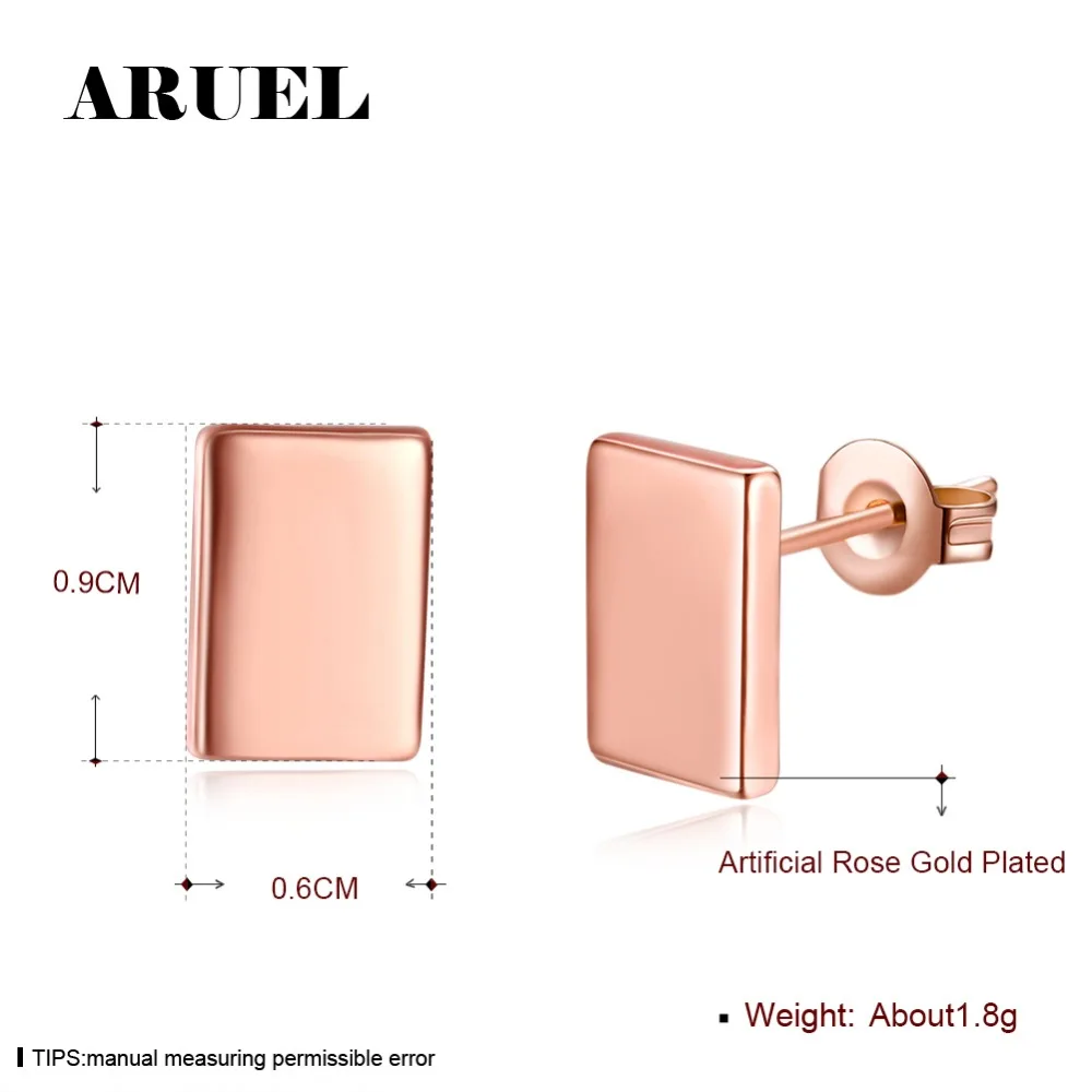 ARUEL модные изысканные маленькие серьги гвоздики для женщин девочек популярный