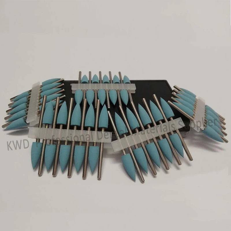 100pcs/Lot Universal 2.35mm Bullet Silicone Rubber Prophylaxis Polisher For Polishing Ceramic Dentist Equipment Hot Cheap | Красота и