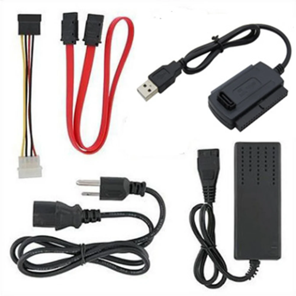 SATA/PATA/IDE к USB 2 0 адаптер конвертер кабель для 5/3 5 дюймовый жесткий диск|Кабели USB| |